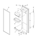 Refrigerator door parts