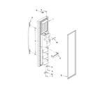 Maytag MSF22C2EXM01 freezer door parts diagram