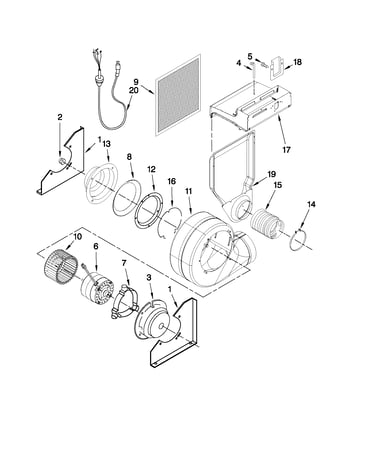 Blower unit parts