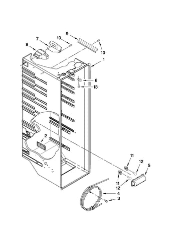 Refrigerator liner parts