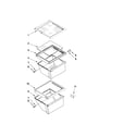 Amana ASD2522WRB04 refrigerator shelf parts diagram