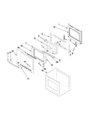 Oven door parts