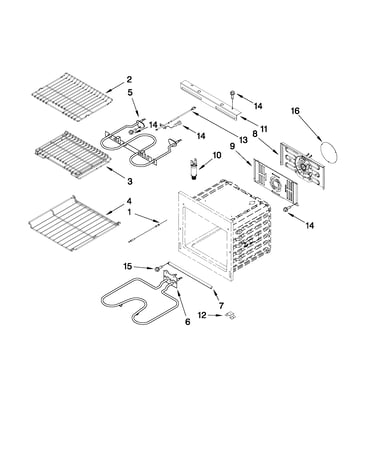 Internal oven parts
