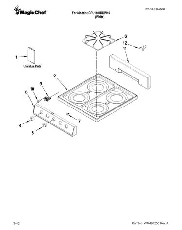 Cooktop parts