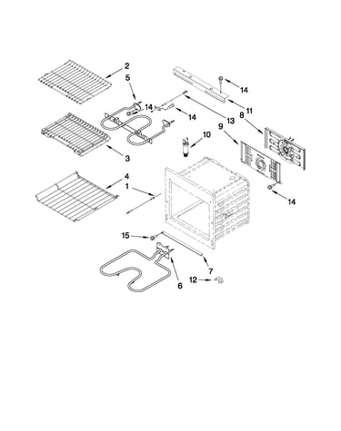 Internal oven parts