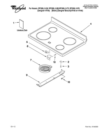 Cooktop parts