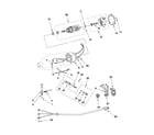 KitchenAid KSM150PSOB1 motor and control parts diagram