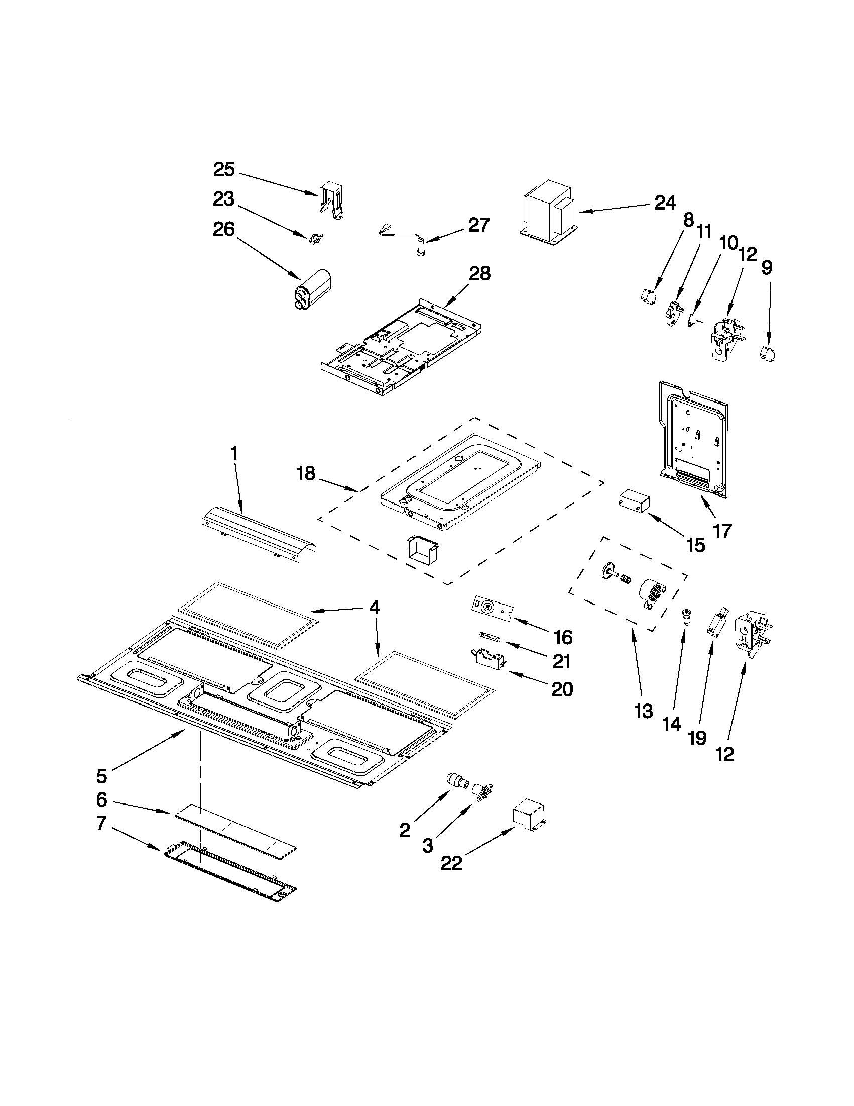 Interior and ventilation parts
