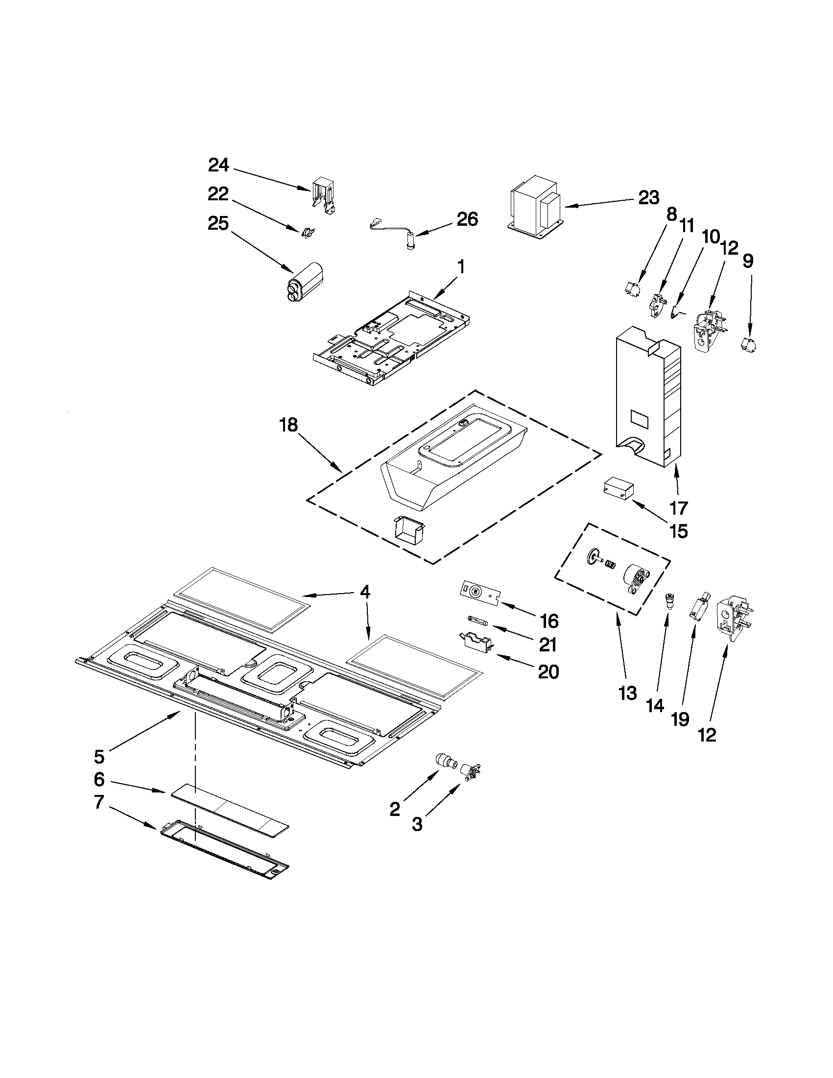 Interior and ventilation parts