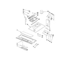 Whirlpool WMH1164XWS0 interior and ventilation parts diagram