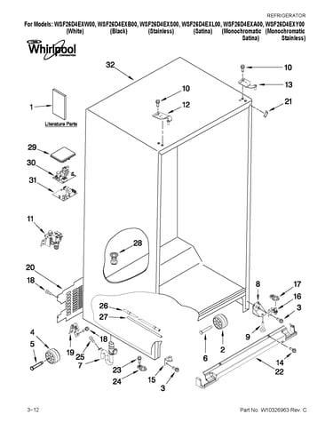 Cabinet parts