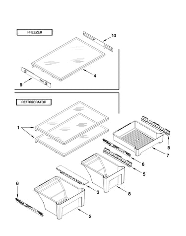 Shelf parts