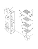 Freezer liner parts