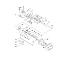 Whirlpool ED5PVEXWS13 motor and ice container parts diagram