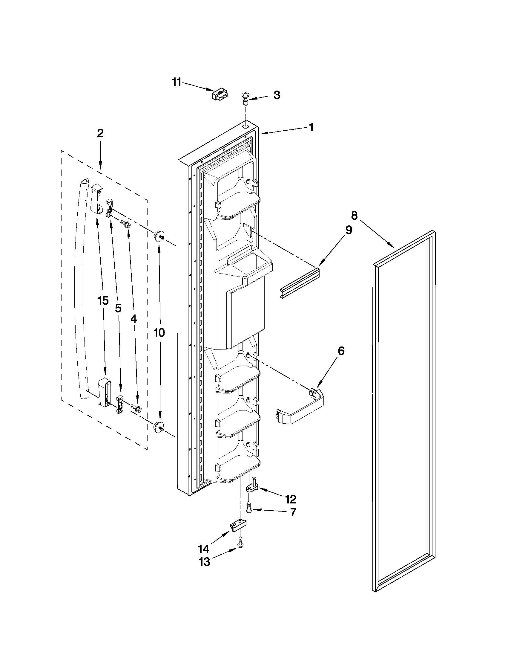 FREEZER DOOR PARTS