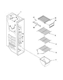 Freezer liner parts