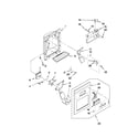 Whirlpool ED5KVEXVB06 dispenser front parts diagram