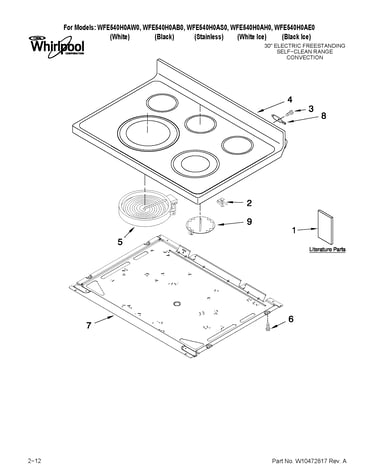 Cooktop parts