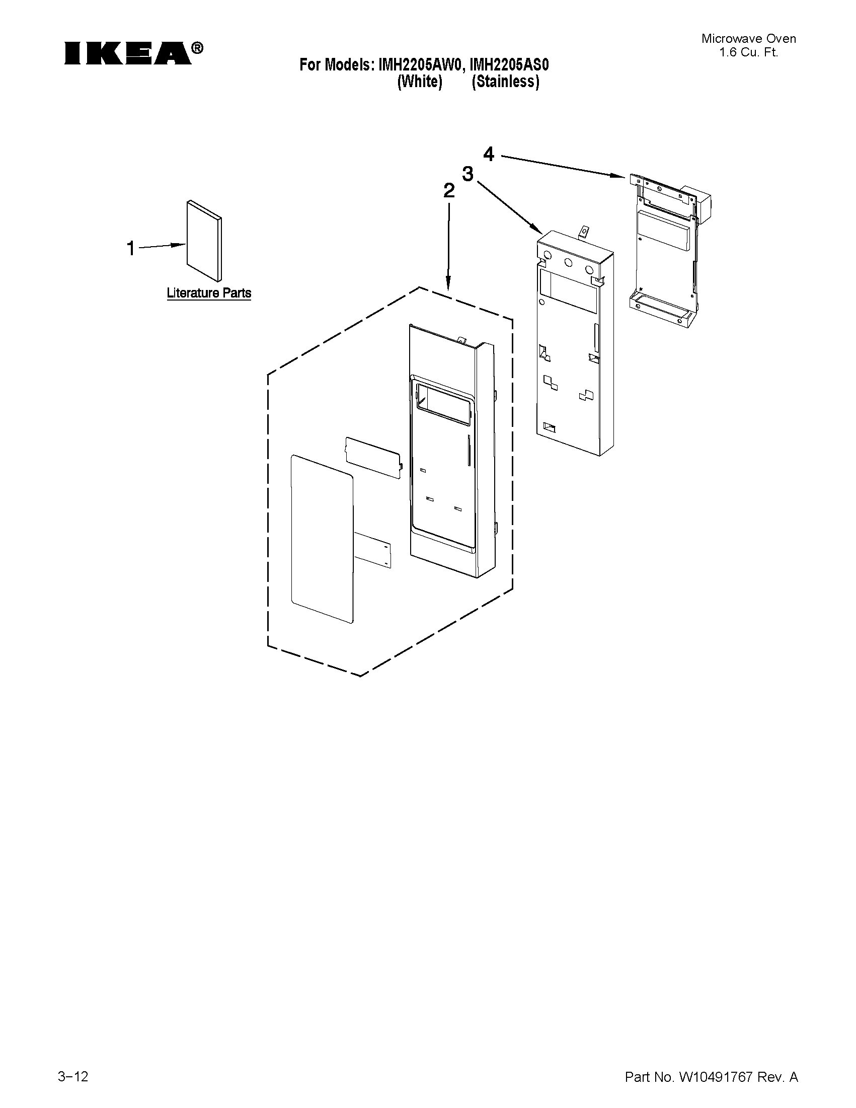 Control panel parts