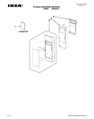 Control panel parts