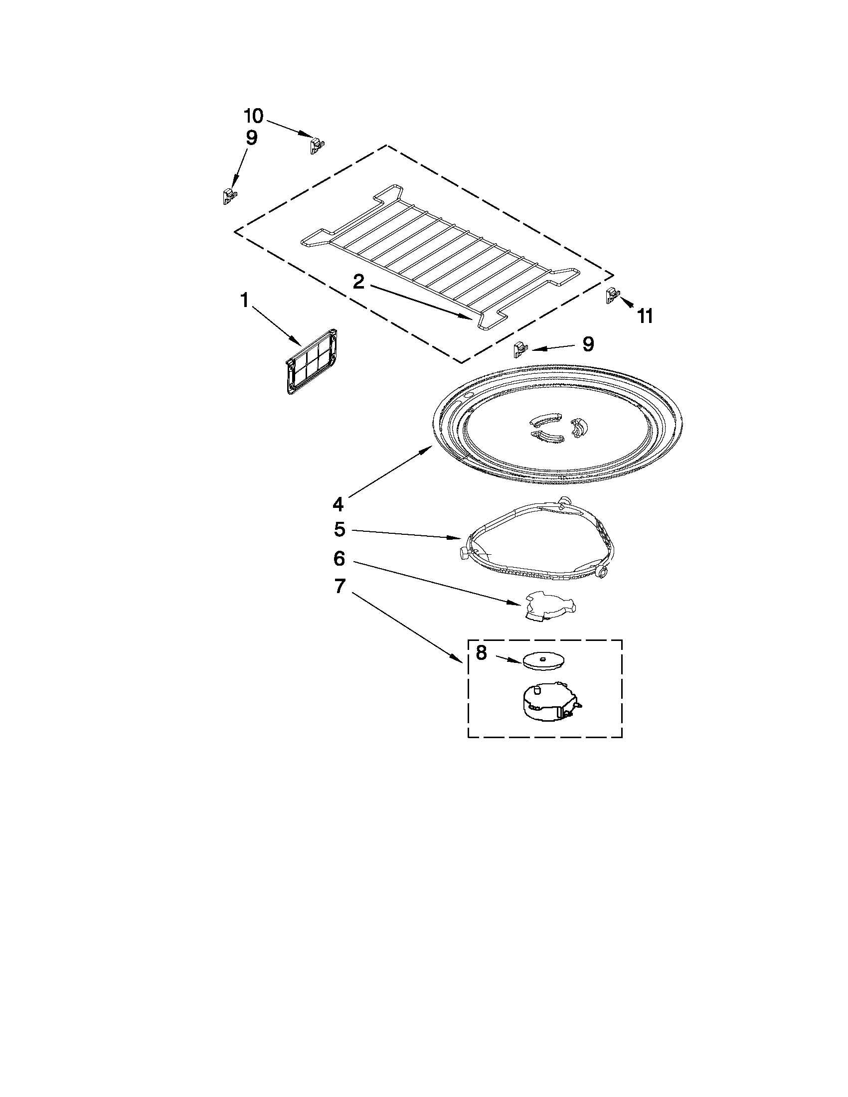 Turntable parts