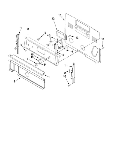 Control panel parts