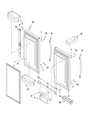 Refrigerator door parts