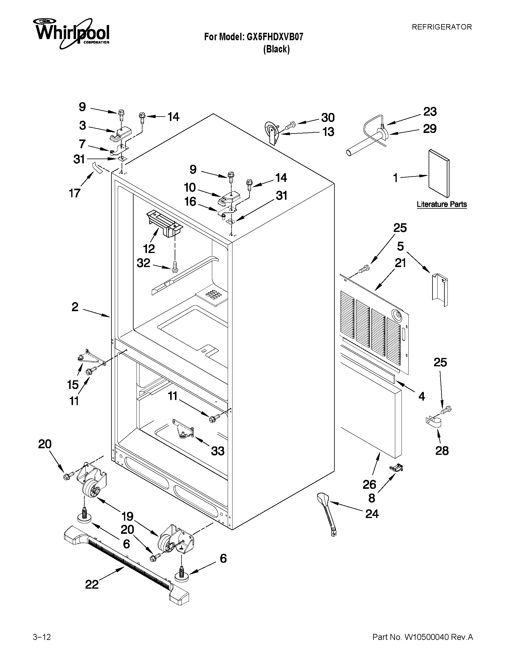 CABINET PARTS