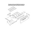 Drawer and rack parts