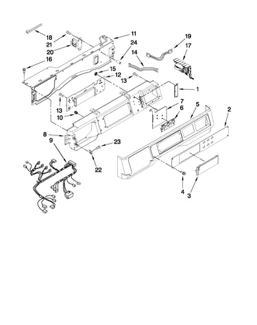 Control panel parts