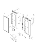 Refrigerator door parts