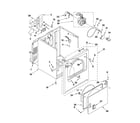 Amana 4GNED4400YQ0 cabinet parts diagram