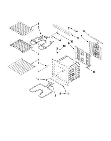 Internal oven parts