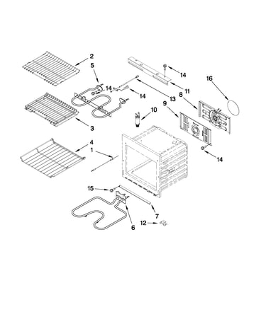 Internal oven parts