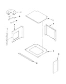 Top support and turntable parts