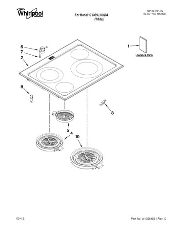 Cooktop parts