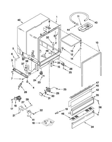 Tub assembly parts
