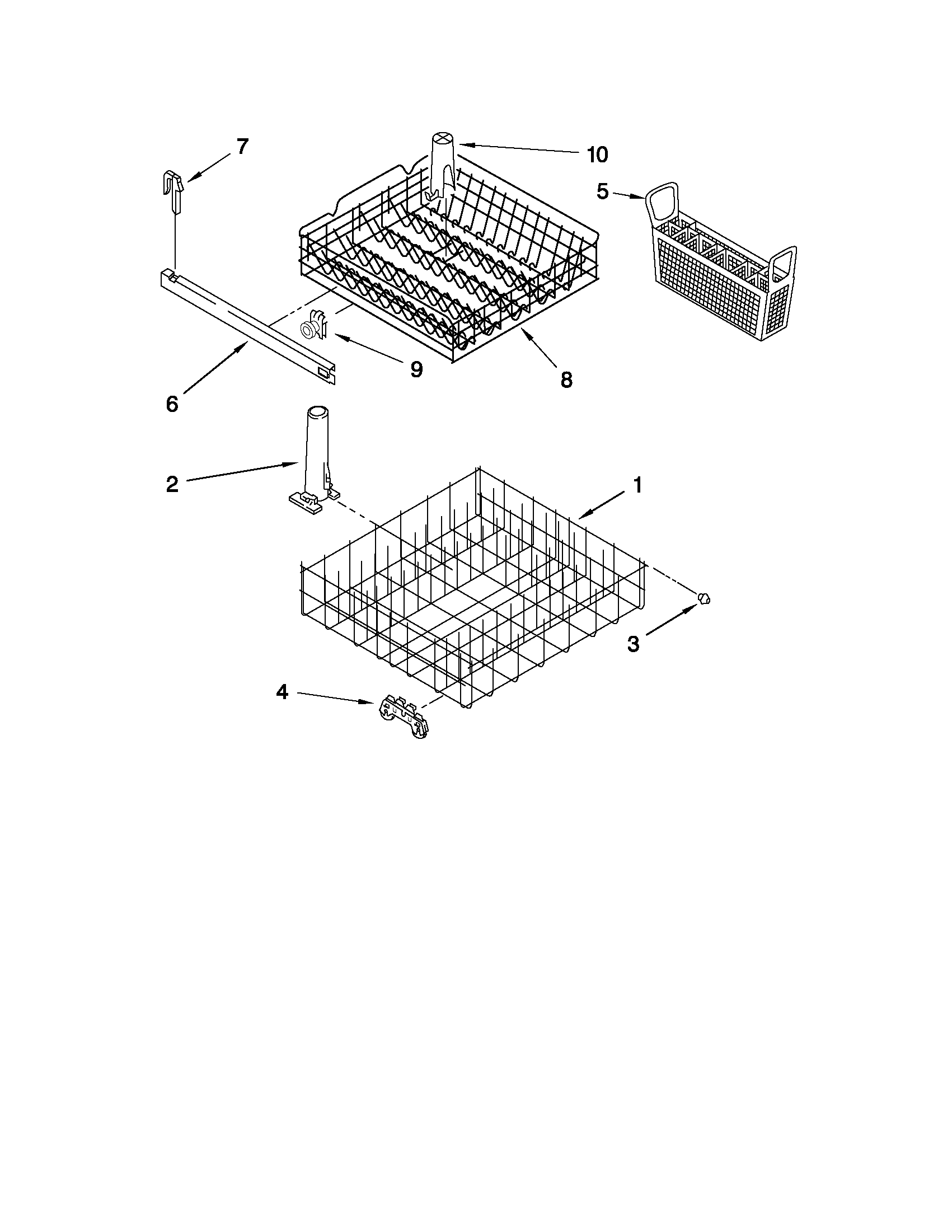 Dishrack parts