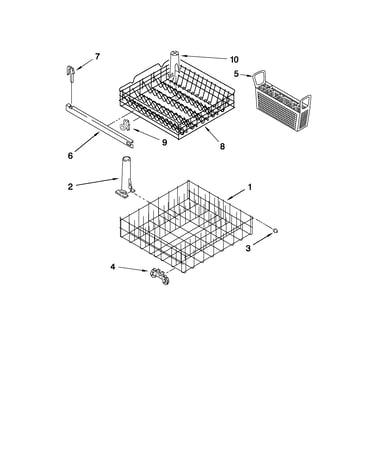 Dishrack parts