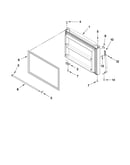 Freezer door parts