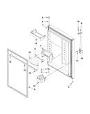 Refrigerator door parts