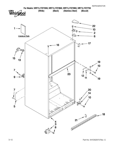 Cabinet parts