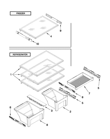 Shelf parts