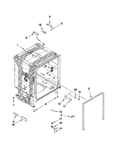 Tub and frame parts