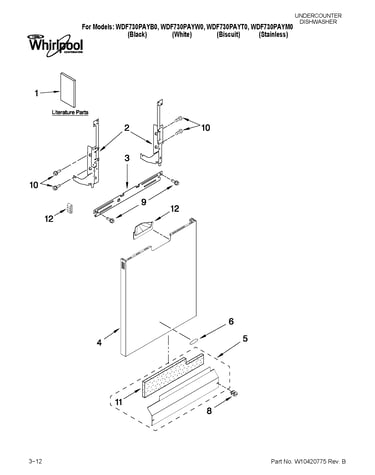 Door and panel parts