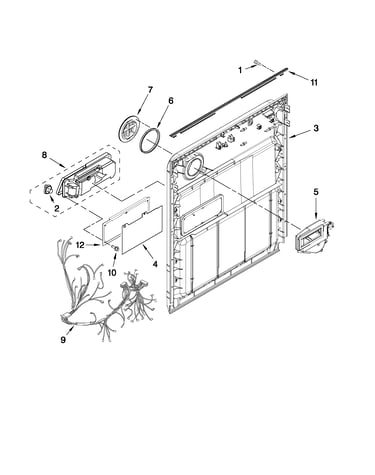 Inner door parts