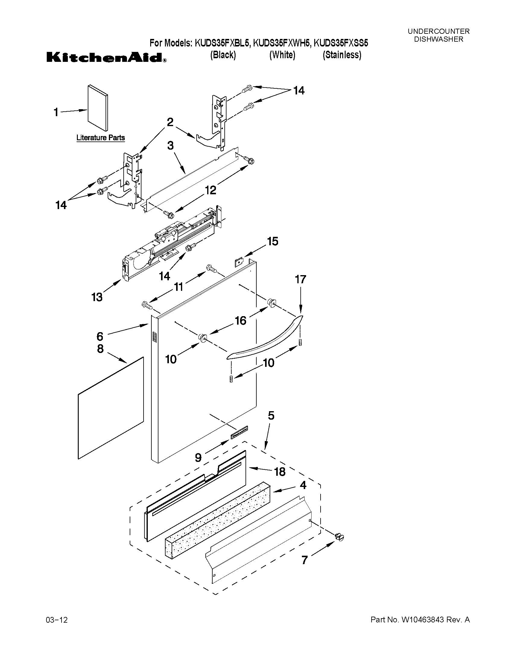Door and panel parts