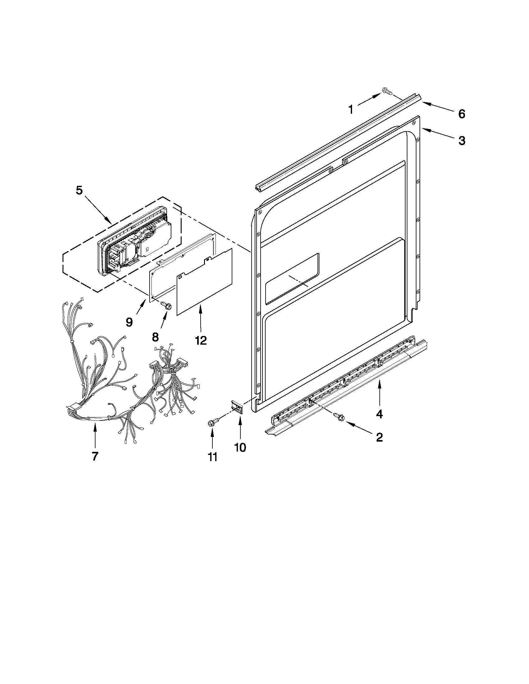 Inner door parts