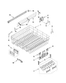 Upper rack and track parts