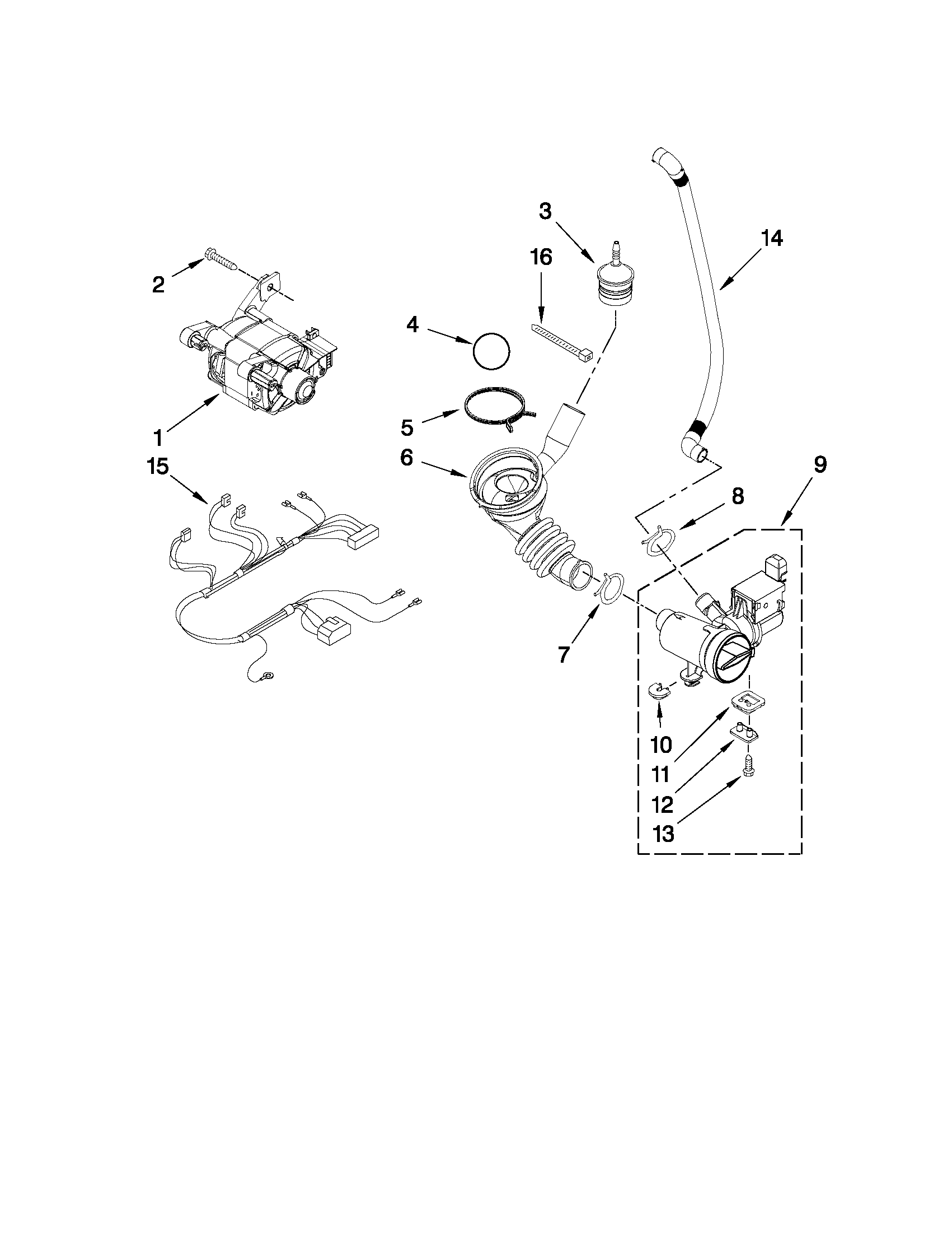 Pump and motor parts